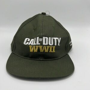 Call of Duty WWII mens SnapBack army green hat